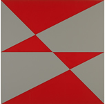Composition in 2157 Red and 3001 Gray